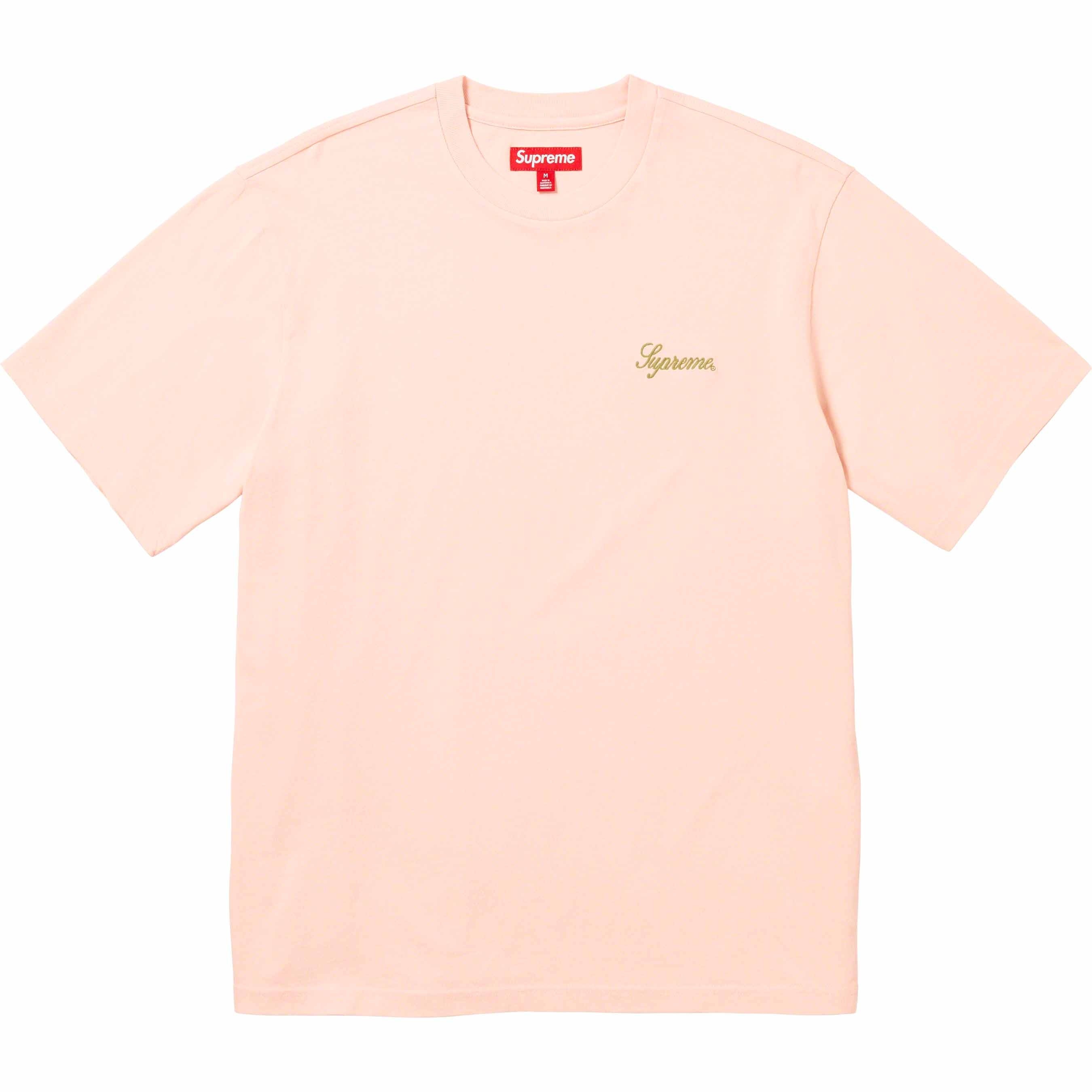 Washed Script S/S Top view 13